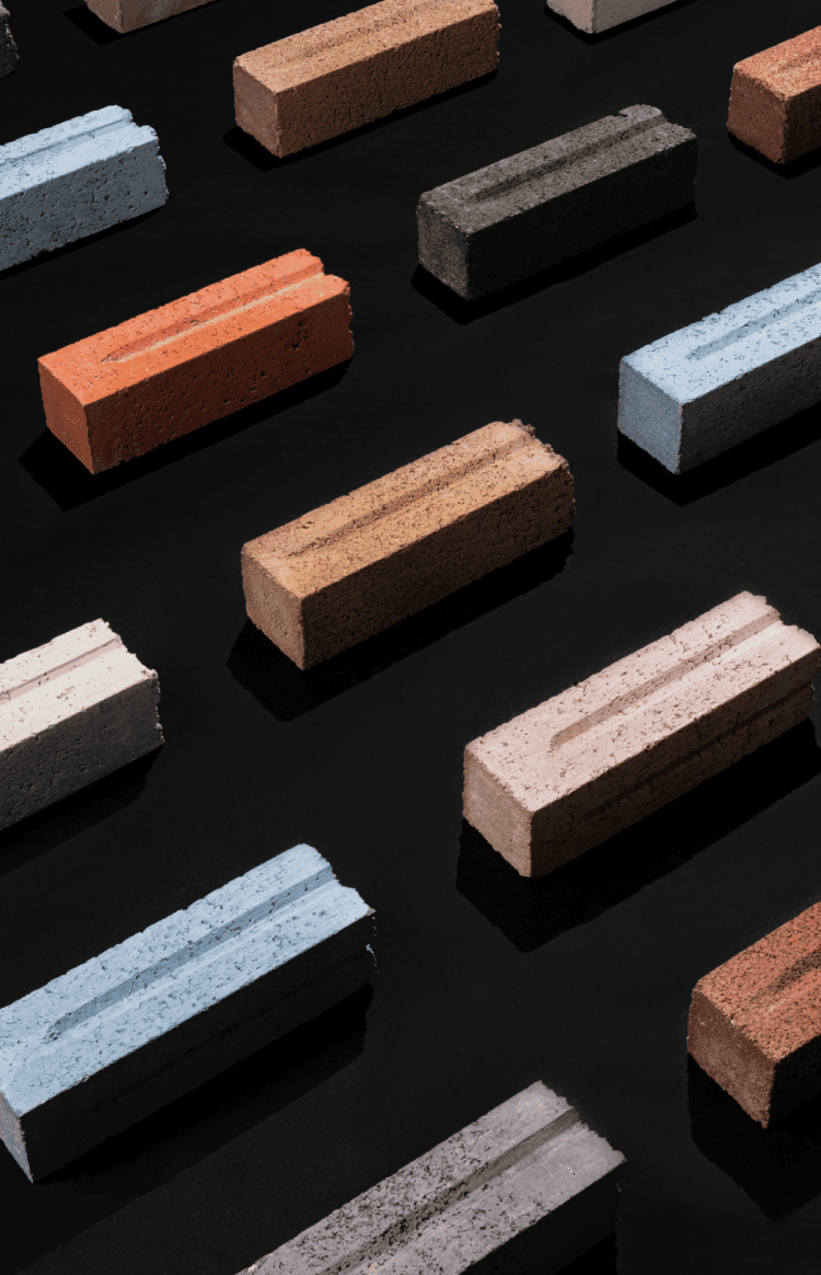 Bricks Fine Line Bilco Professional Line: Custom-Colored Concrete Bricks