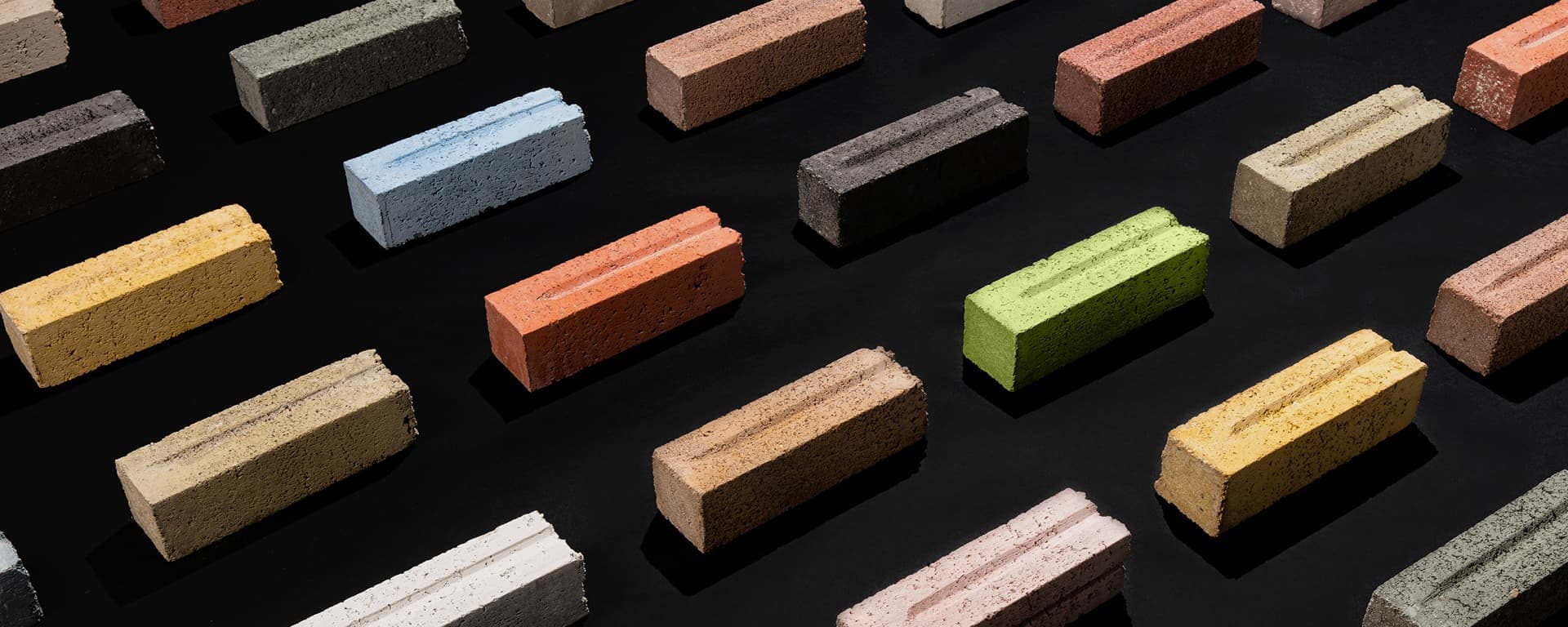 Bricks Fine Line Bilco Professional Line: Custom-Colored Concrete Bricks